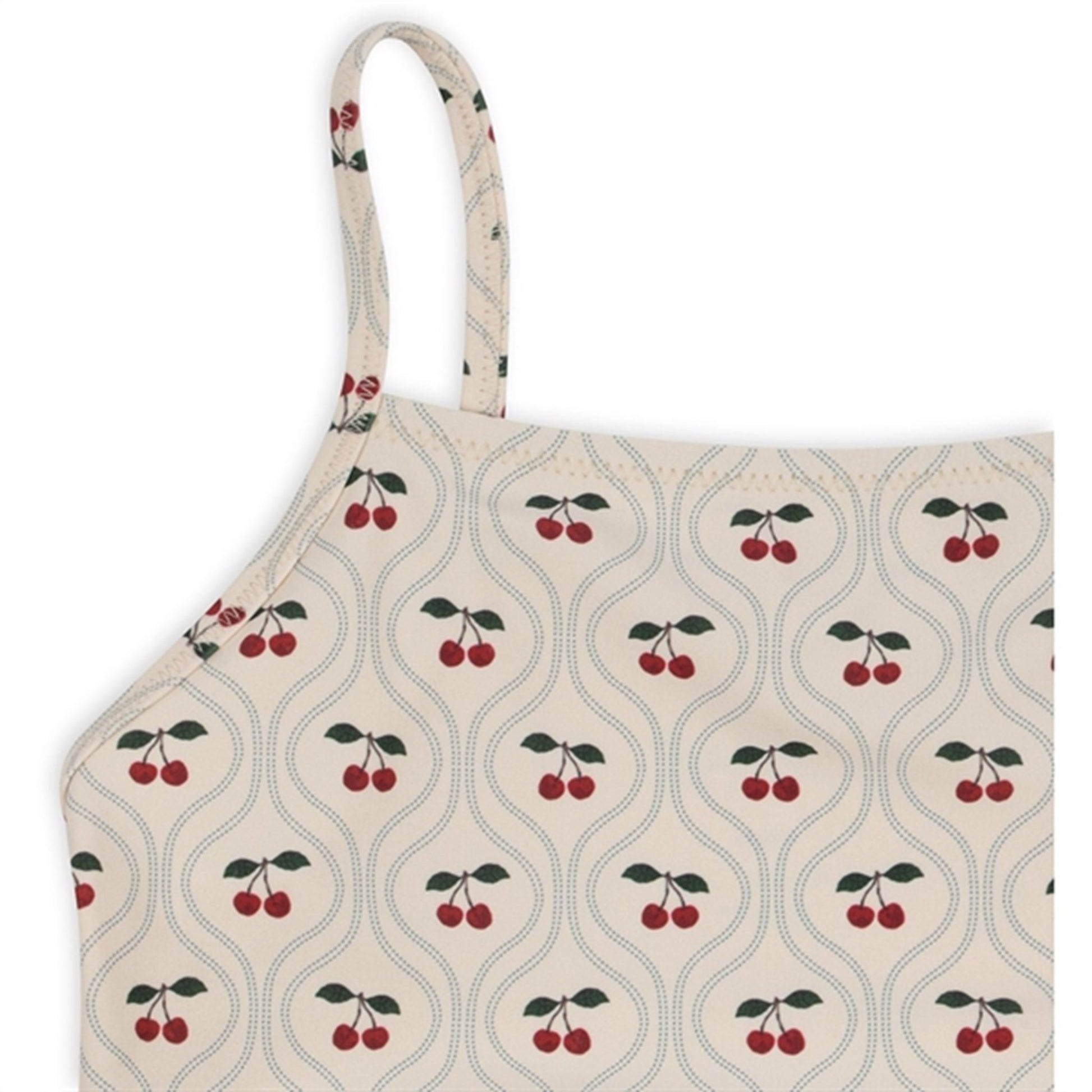 Konges Sløjd Manuca Frill Swim Suit Cherry Motif