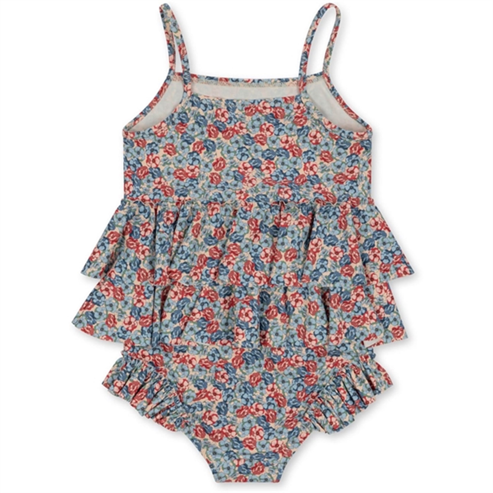 Konges Sløjd Manuca Frill Swim Suit Rosie Blue