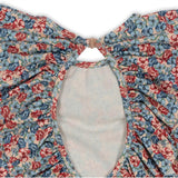 Konges Sløjd Manuca Ls Frill Swim Suit Rosie Blue