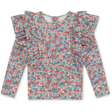 Konges Sløjd Manuca Frill Swim Blouse Rosie Blue