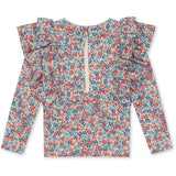 Konges Sløjd Manuca Frill Swim Blouse Rosie Blue