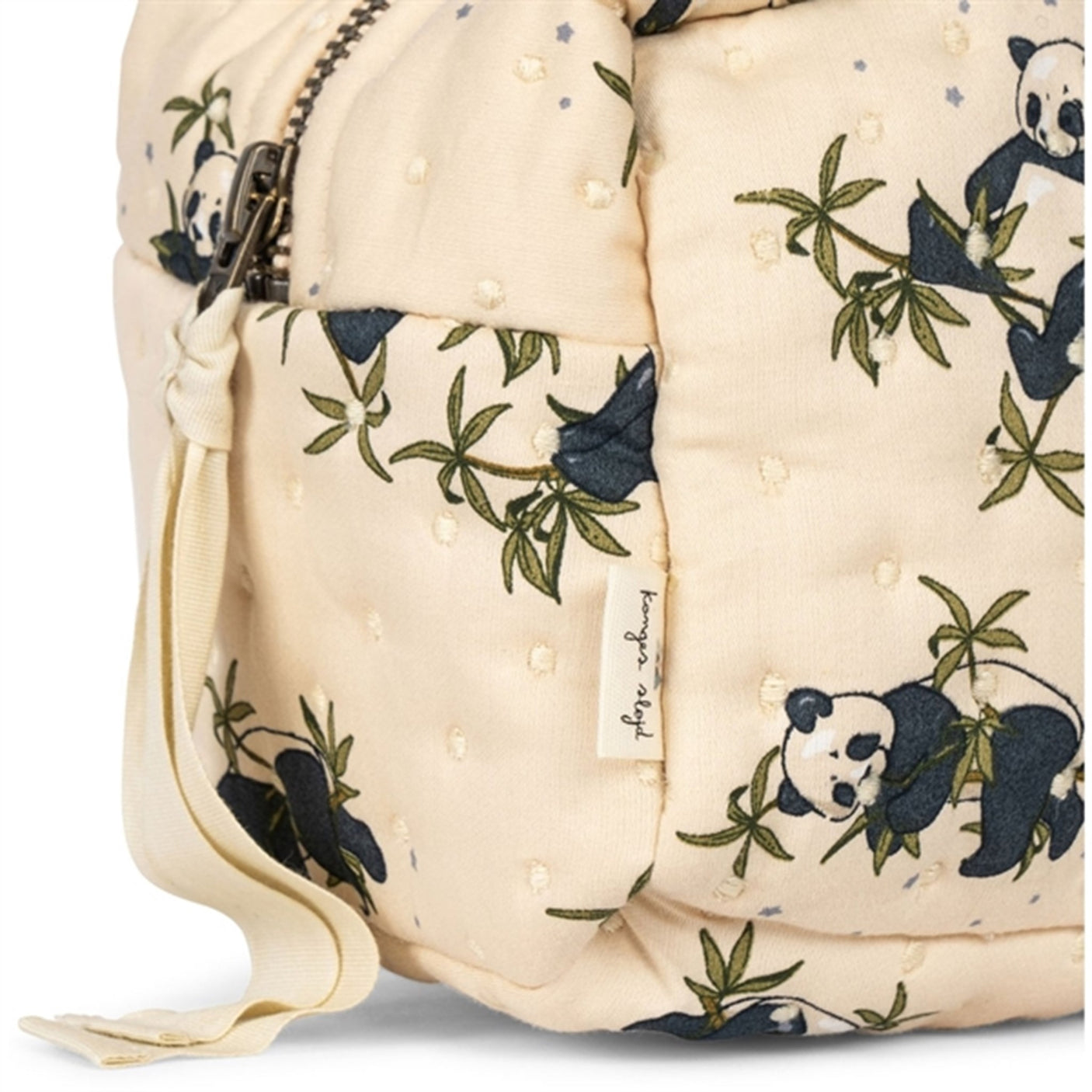 Konges Sløjd Toiletry Bag Quiltet Lille Panda Nuit