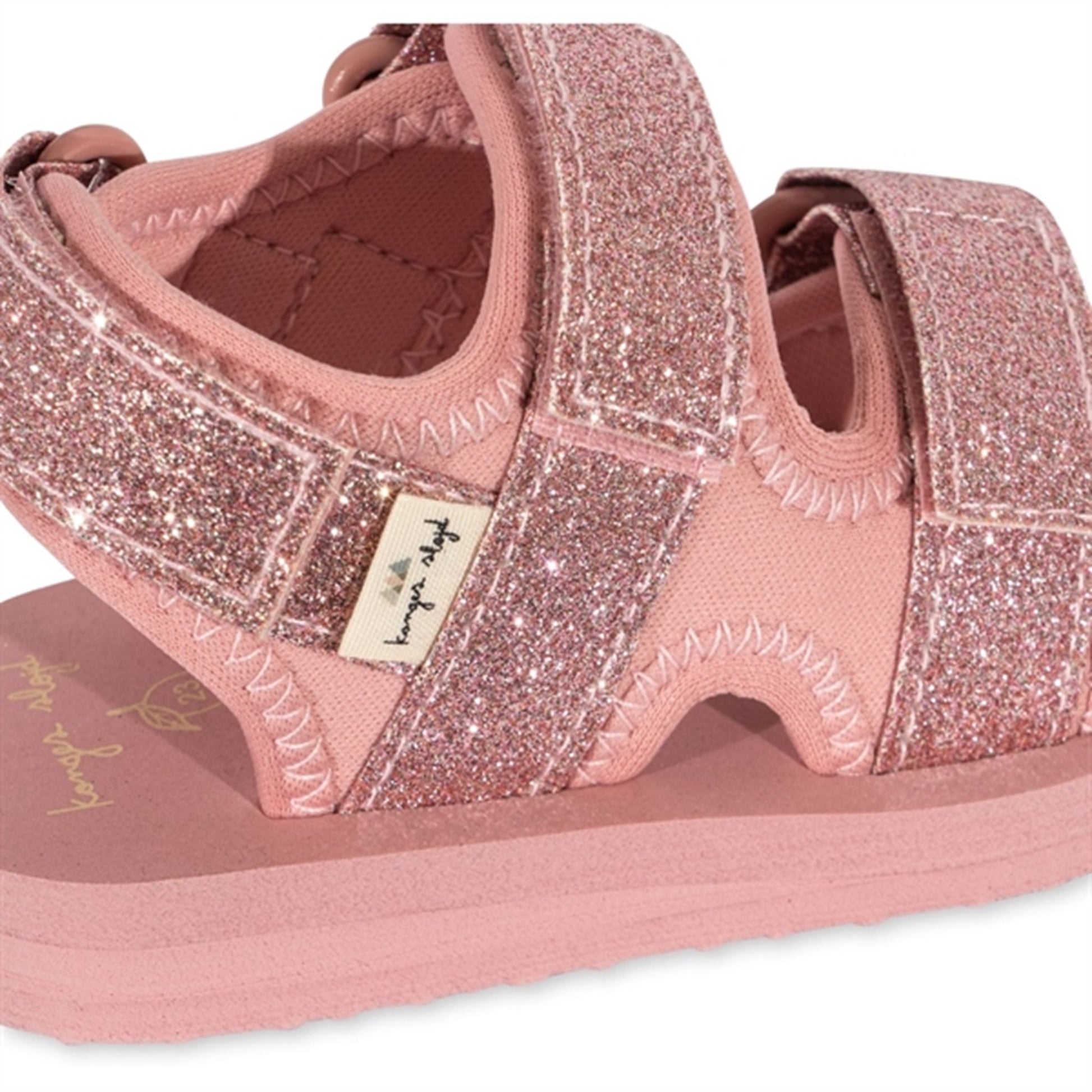 Konges Sløjd Sun Sandal Glitter Mellow Rose