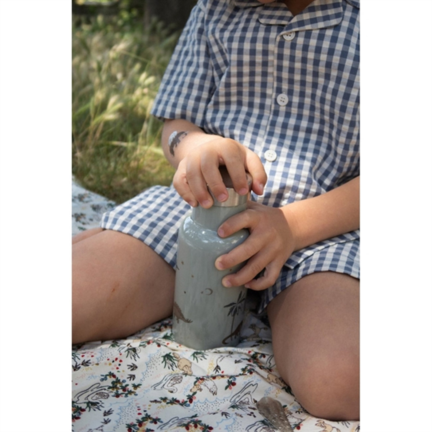 Konges Sløjd Termo Bottle Dino Blue