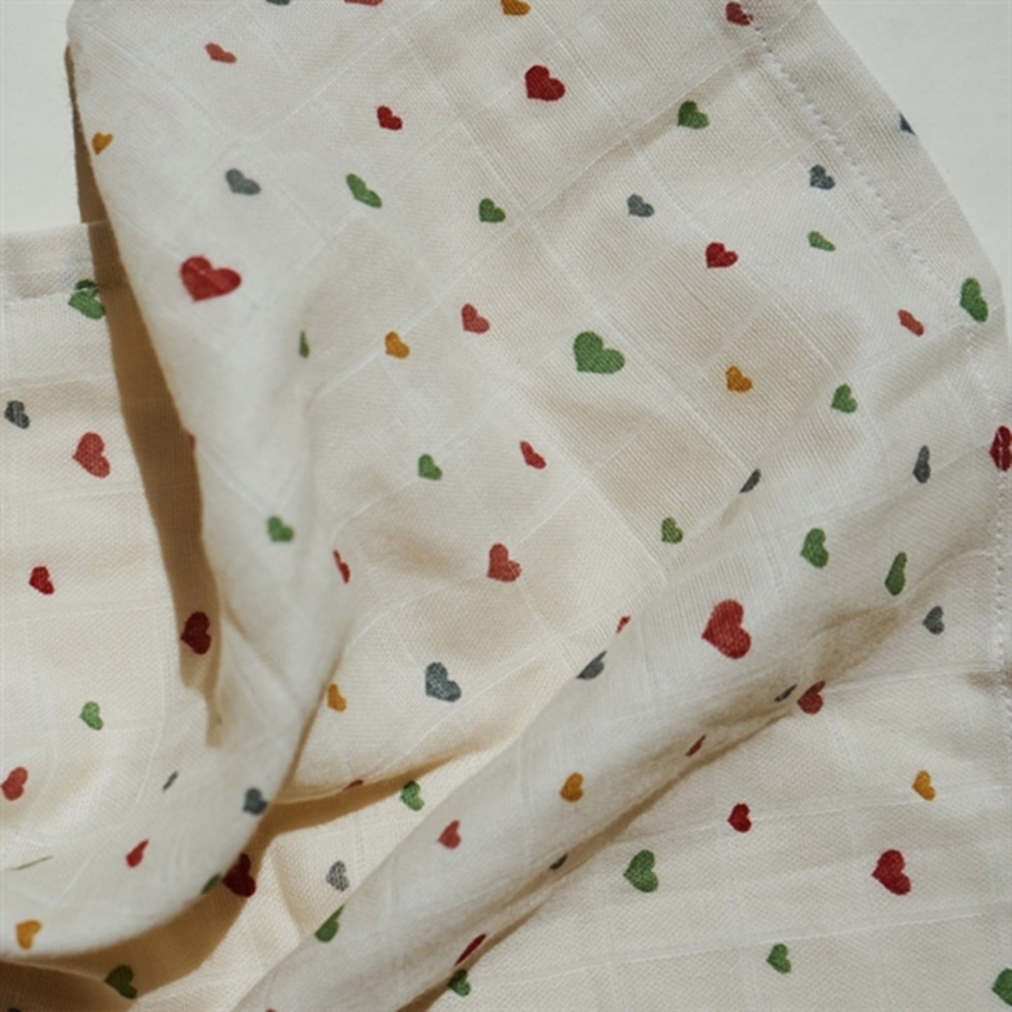 Konges Sløjd Muslin Cloth 3-pack Multi Hearts