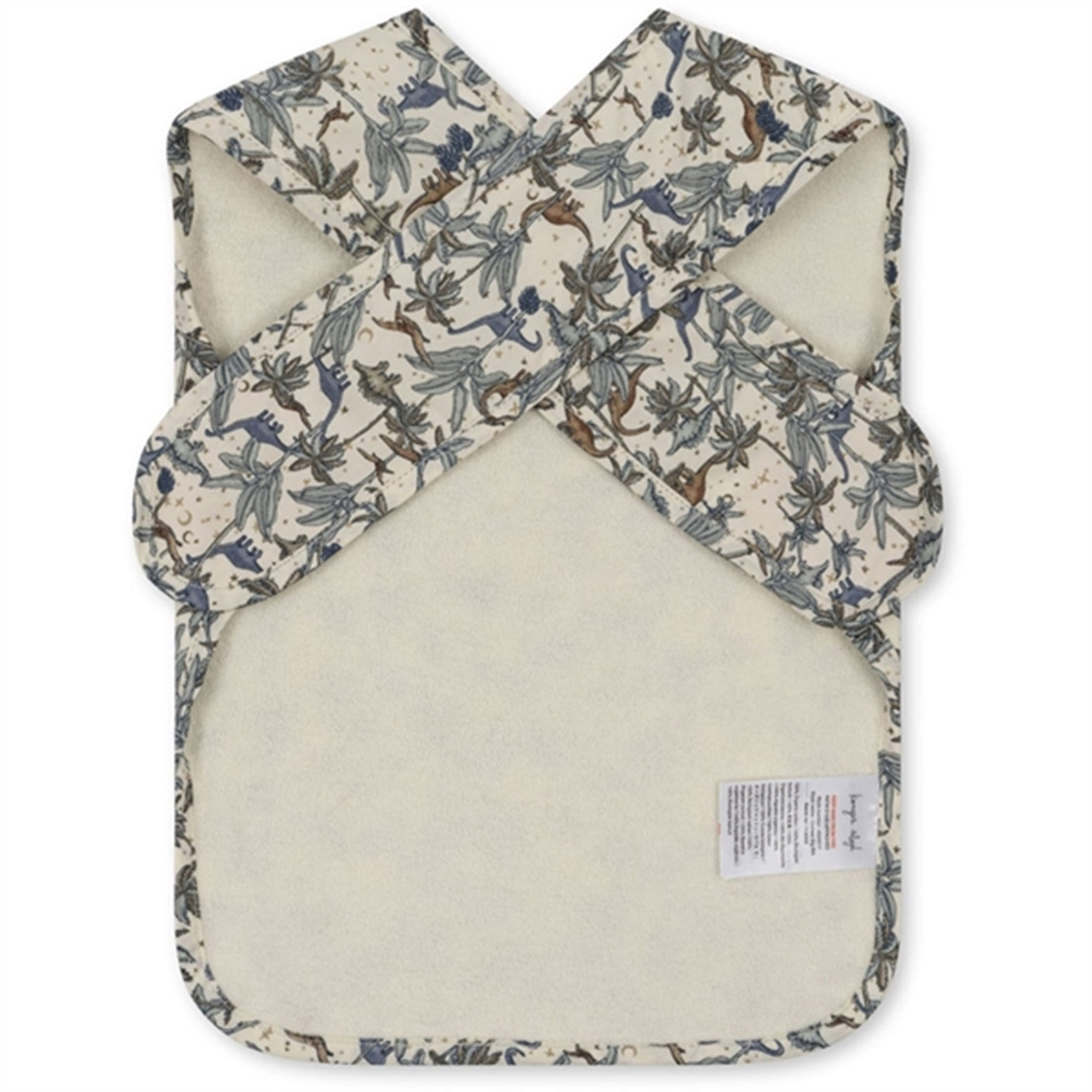 Konges Sløjd Comea Big Bib Dino Blue