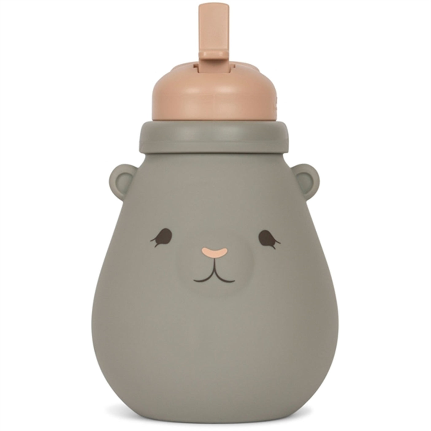 Konges Sløjd Silicone Drinking Bottle Teddy Whale