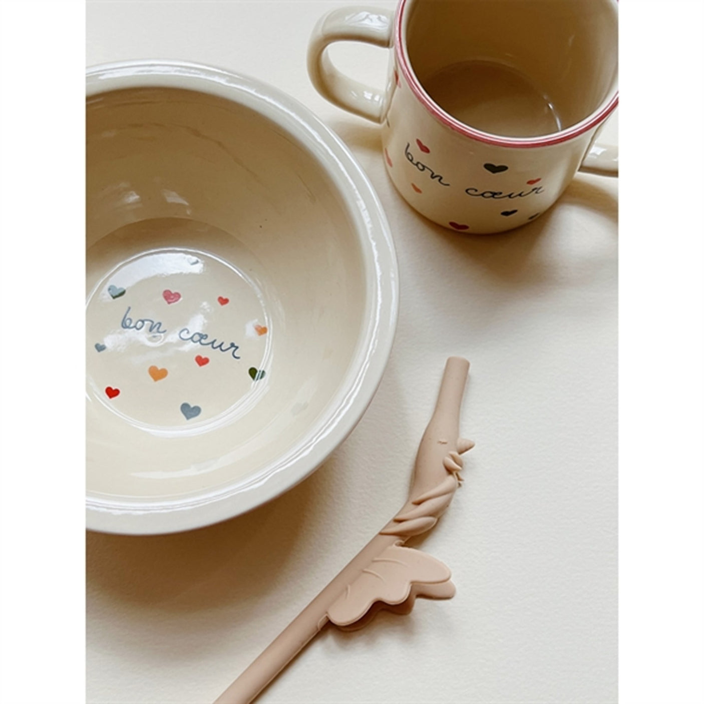 Konges Sløjd Straw Silicone Unicorn 4-pack Shitaki Mix