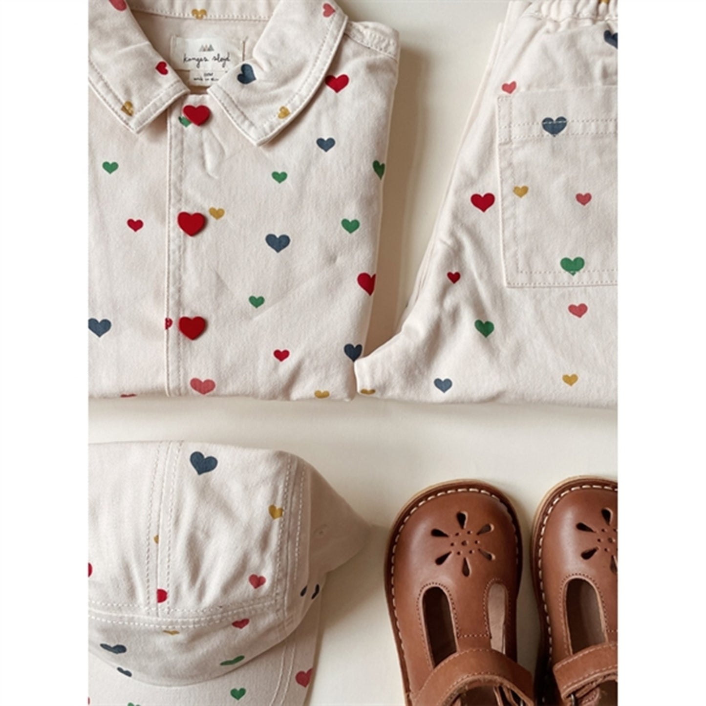 Konges Sløjd Multi Heart Blush Fen Shirt Jacket