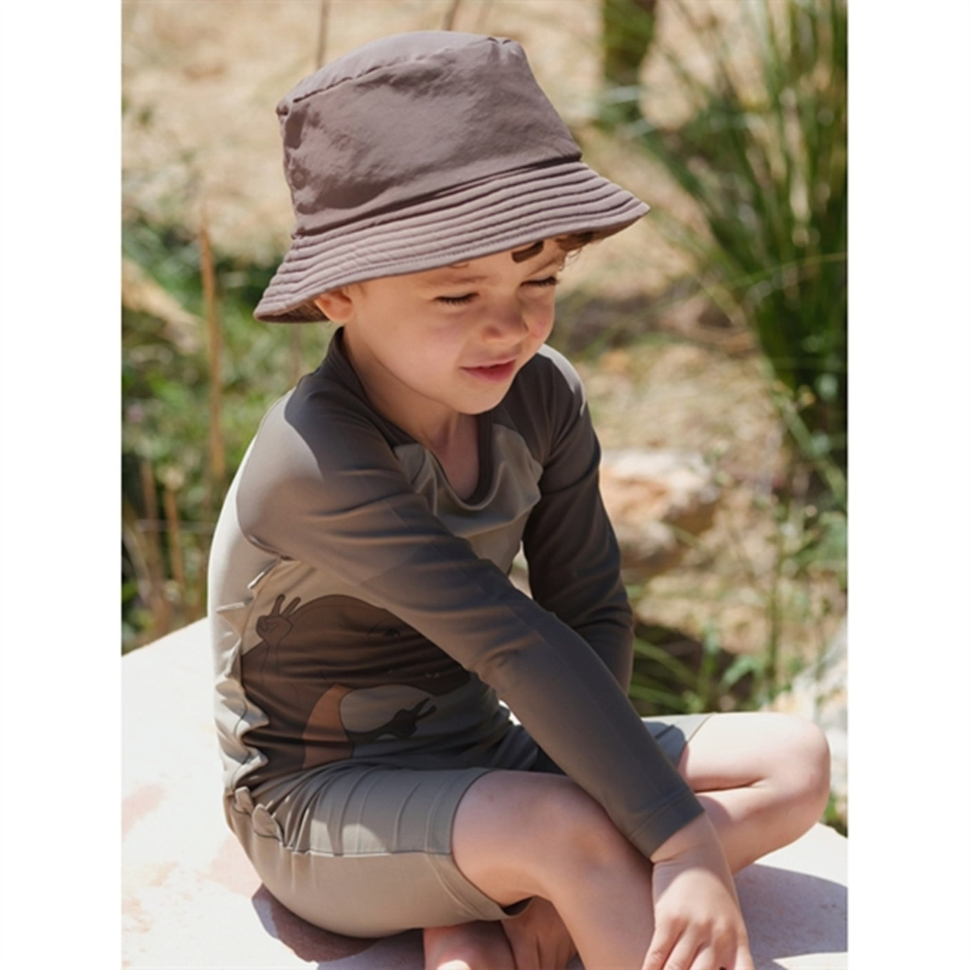 Konges Sløjd Overland Trek Aster Swim UV Onesie Dino