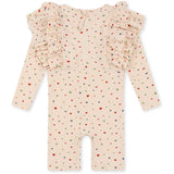 Konges Sløjd Multi Hearts Manuca Frill UV Swim Onesie