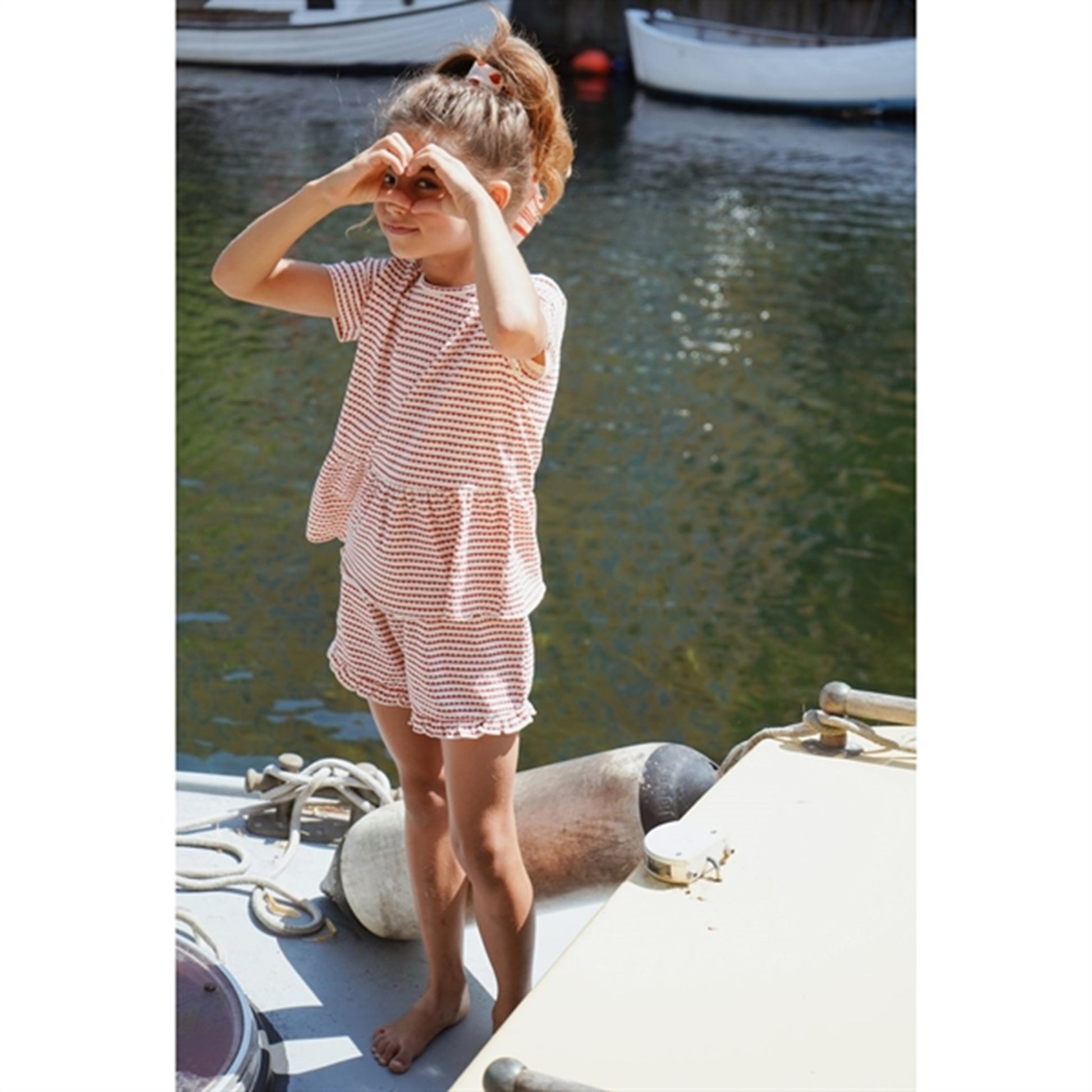 Konges Sløjd Heart On A String Basic Frill Set