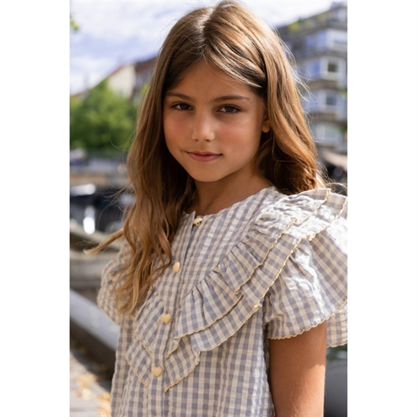 Konges Sløjd Sleet Check Kim Frill Shirt