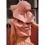 Konges Sløjd Heart On a String Milli Frill Sun Hat