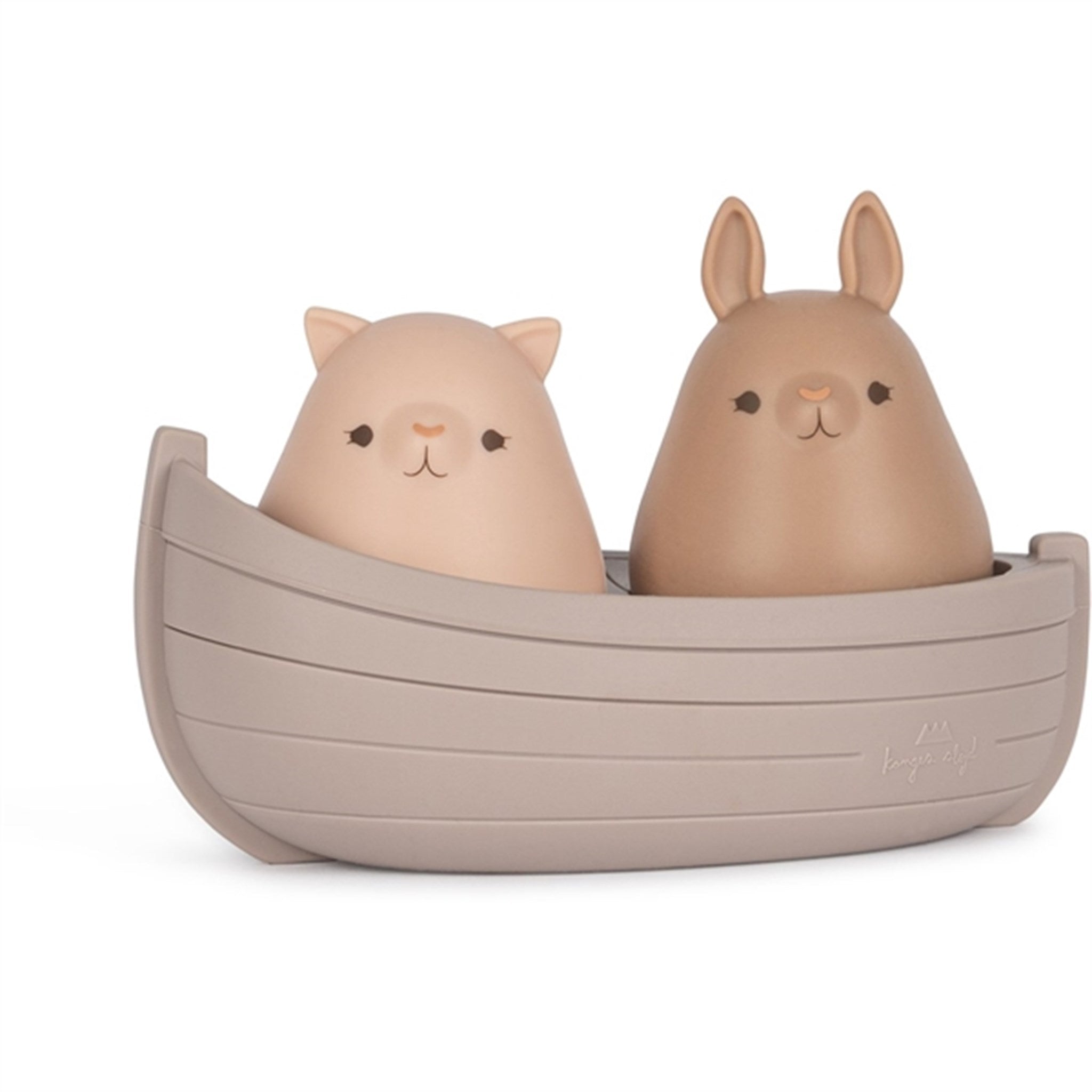 Konges Sløjd Bath Boat Toys Silicone Lilac Mix
