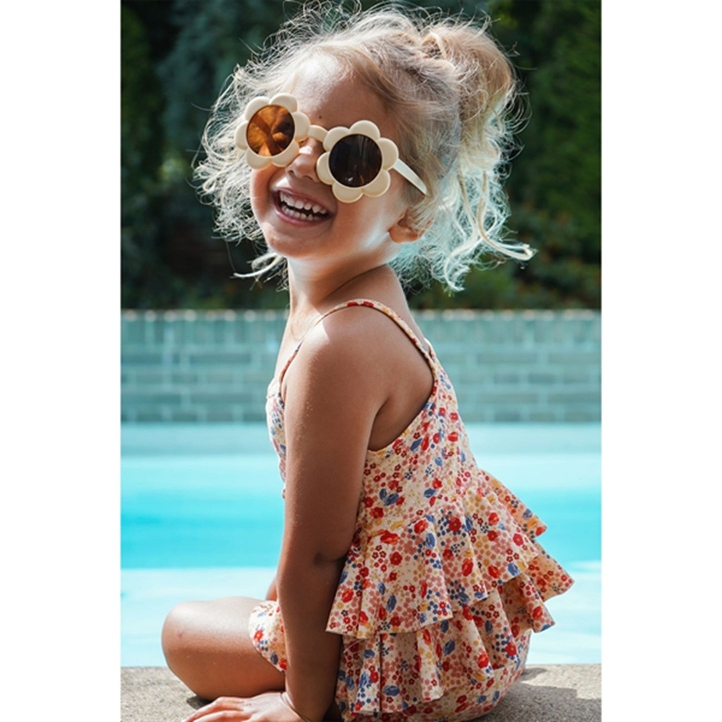 Konges Sløjd Sunglasses Junior Flower Banana Crepe