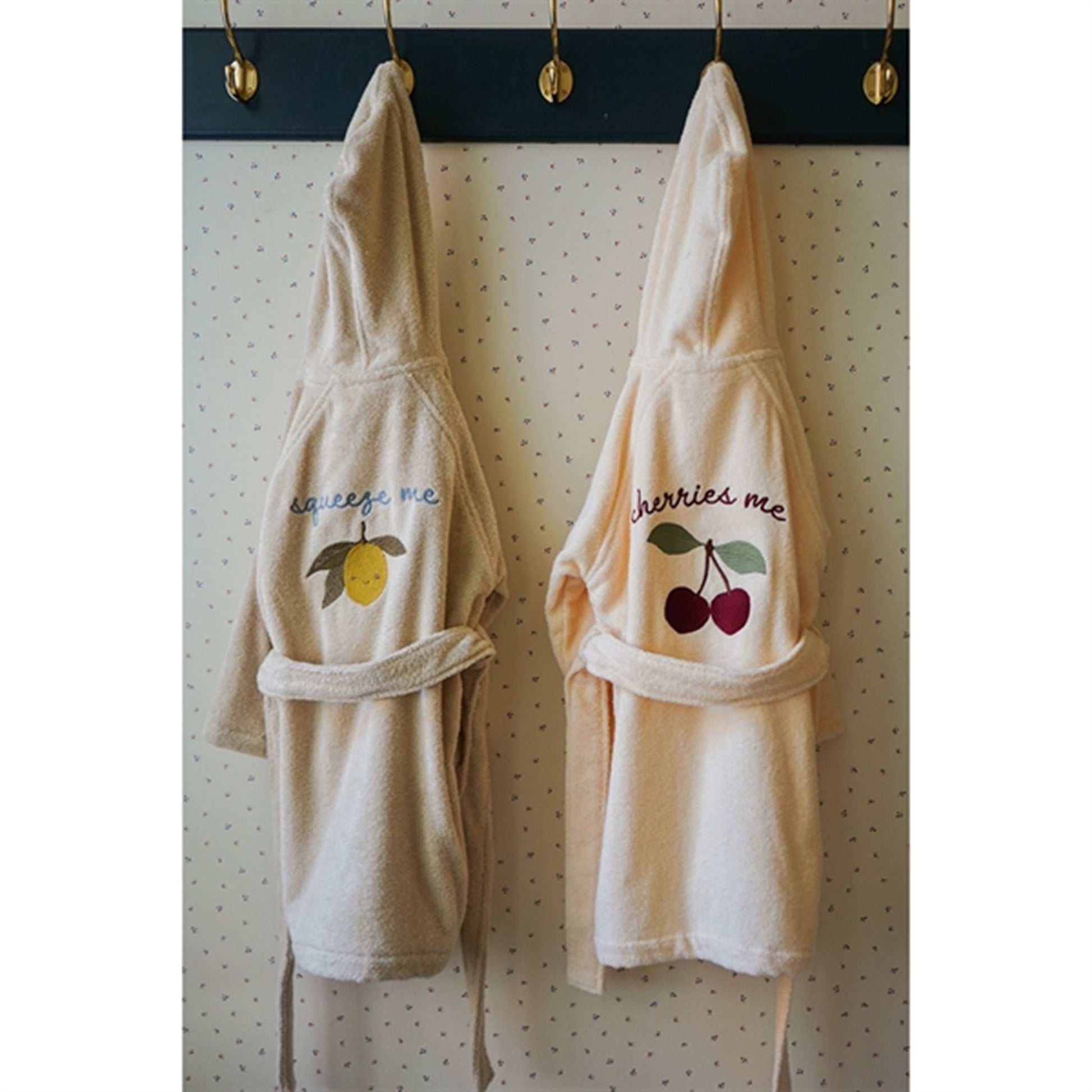 Konges Sløjd Terry Bath Robe Lemon