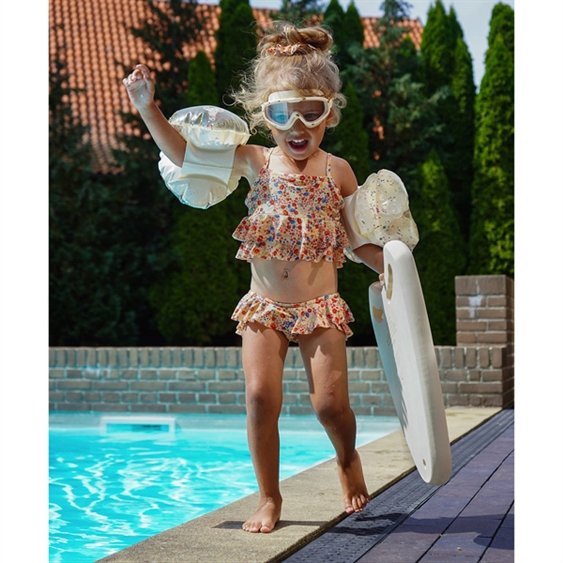 Konges Sløjd Water Wings Heart Transparent Cream