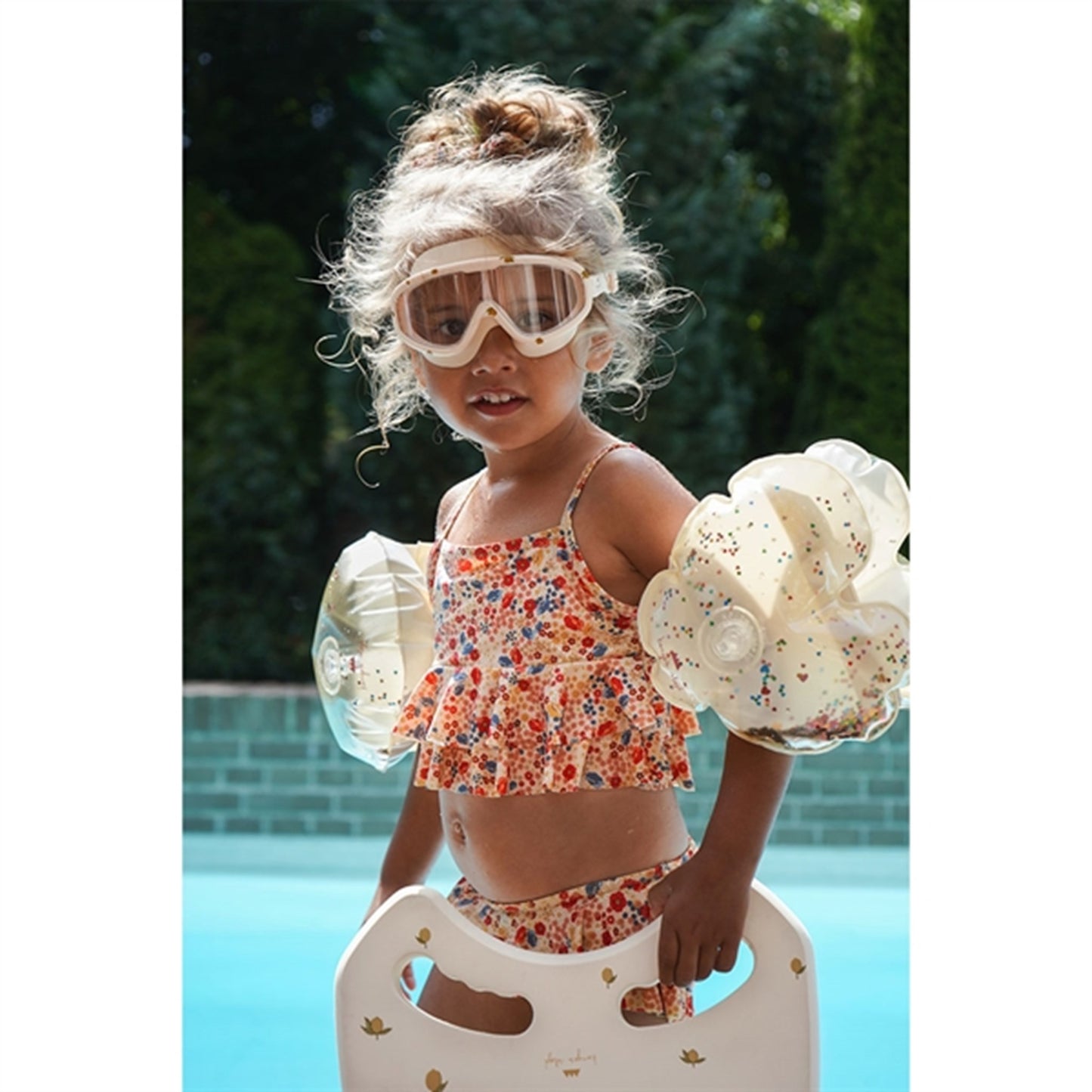 Konges Sløjd Water Wings Heart Transparent Cream