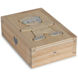Konges Sløjd Wooden Teddy Dress-Up Puzzle Blue