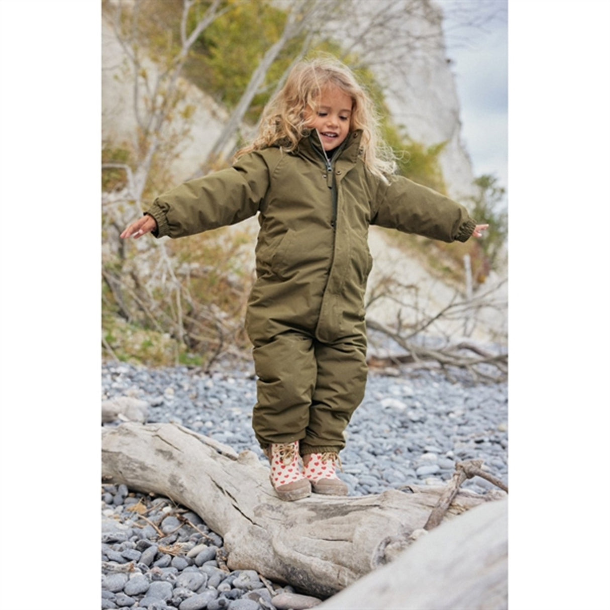 Konges Sløjd Dark Olive Nohr Solid Snow Suit