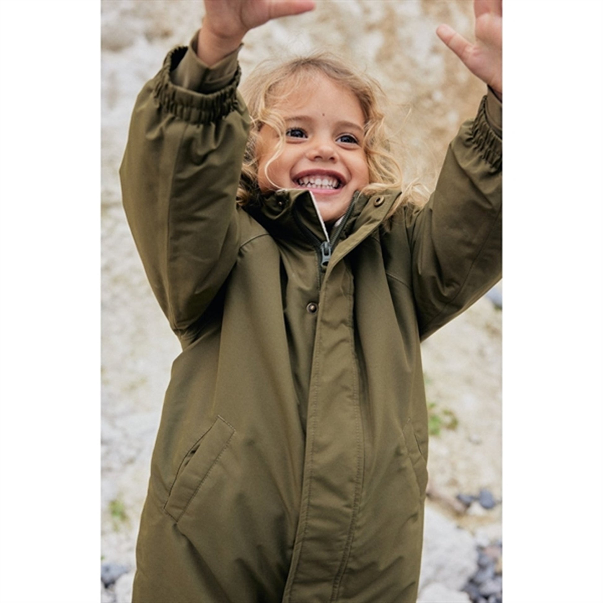 Konges Sløjd Dark Olive Nohr Solid Snow Suit