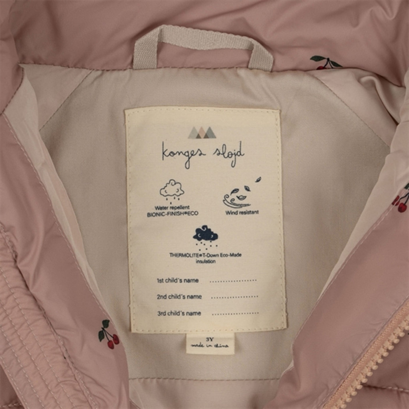Konges Sløjd Cherry Blush Nuka Down Jacket