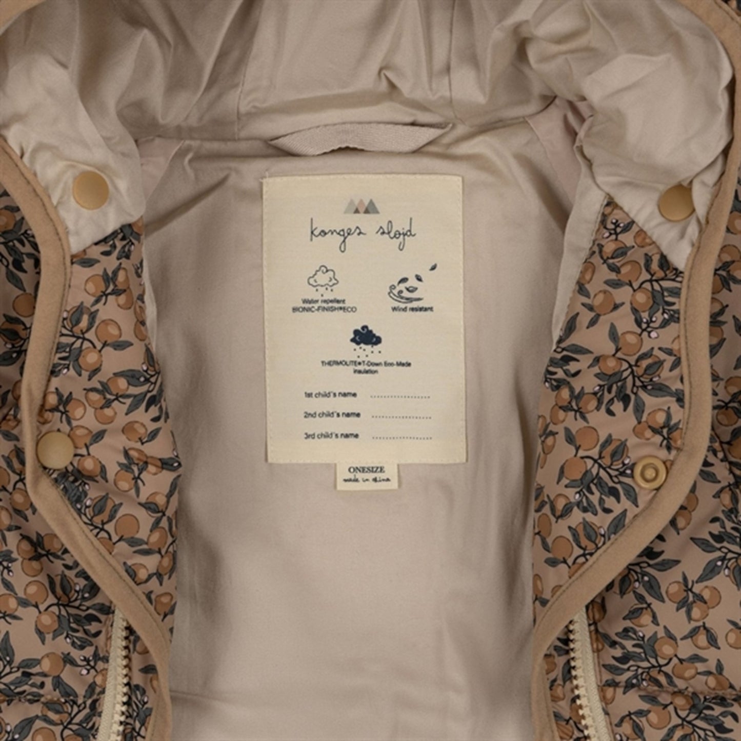 Konges Sløjd Orangerie Beige Nuka Driving Suit