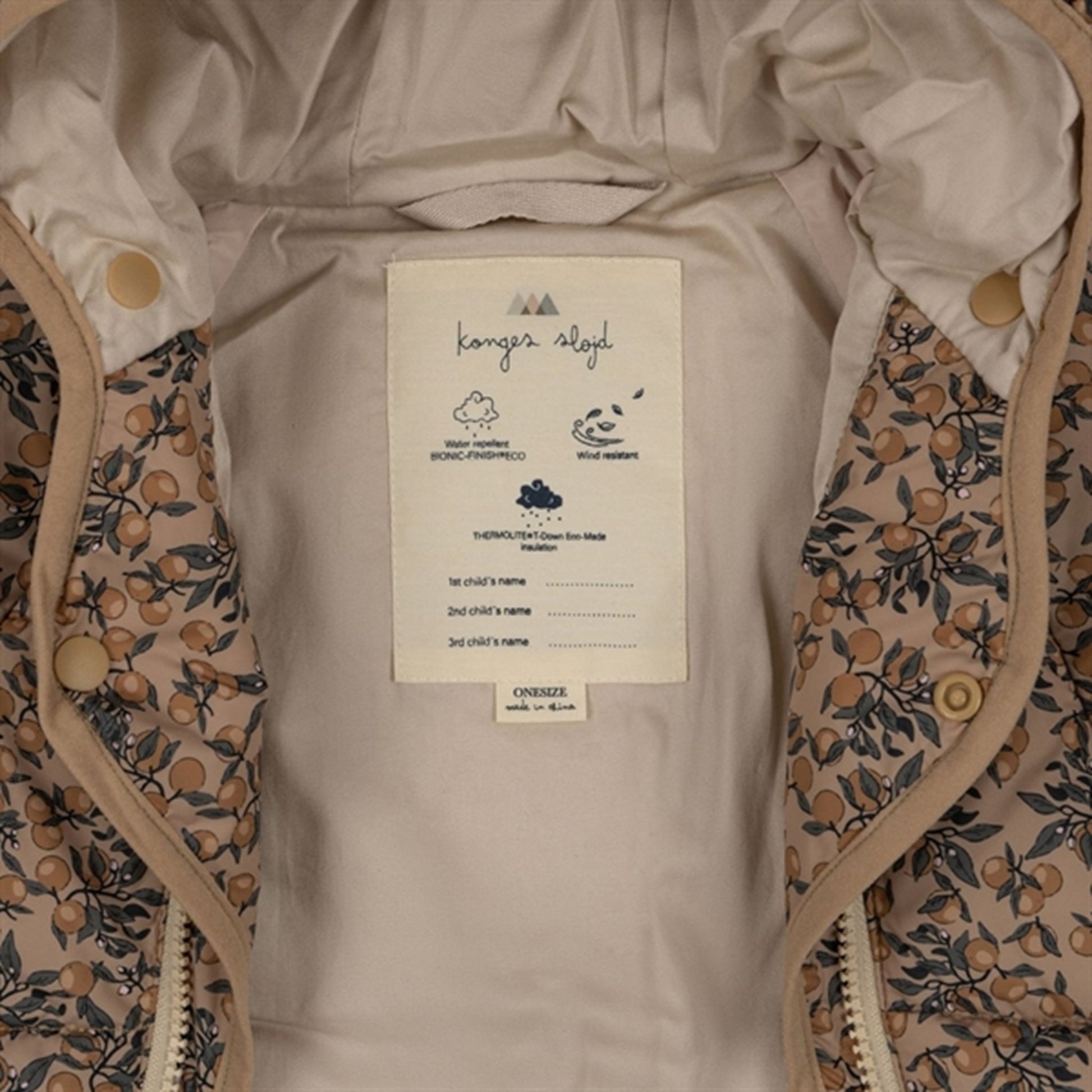 Konges Sløjd Orangerie Beige Nuka Driving Suit