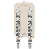 Konges Sløjd Pacifier Strap 2-pack Dino Blue