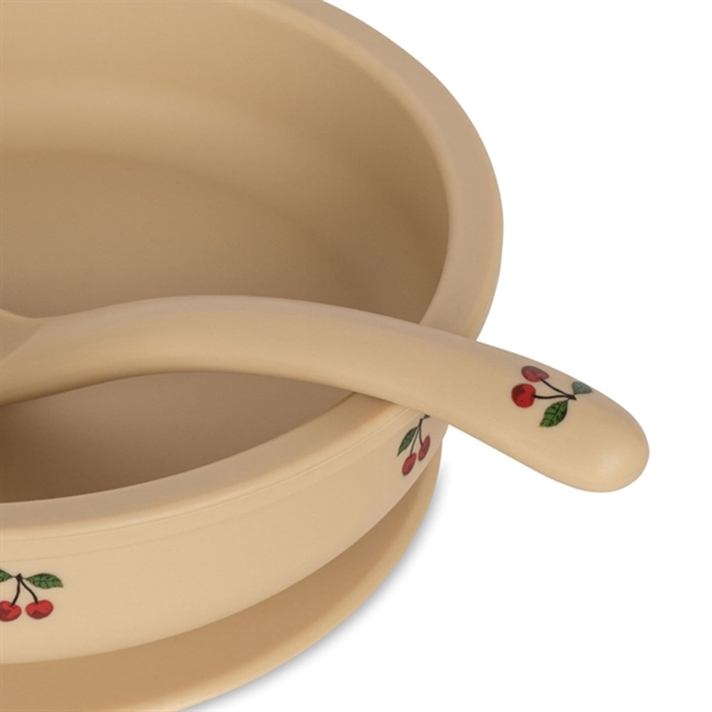 Konges Sløjd Cherry Silicone set with bowl and Spoon