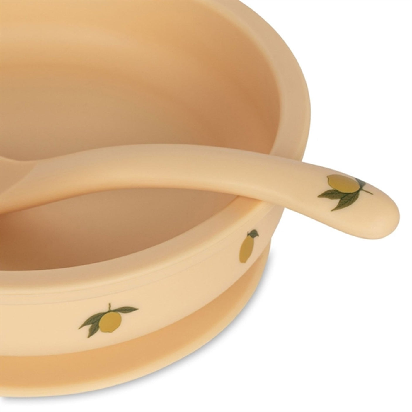Konges Sløjd Lemon Silicone set with Bowl and Spoon