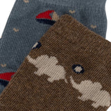 Konges Sløjd Elephant/Boat 2-Pack Lapis Socks