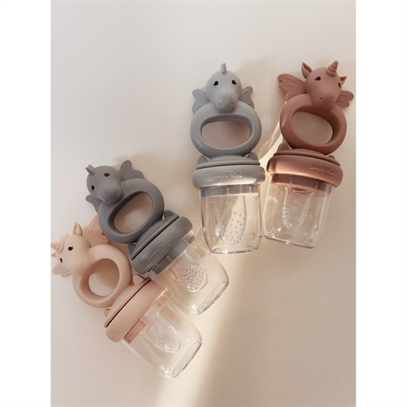 Konges Sløjd Shell/Blush Fruit Feeding Pacifier Unicorn