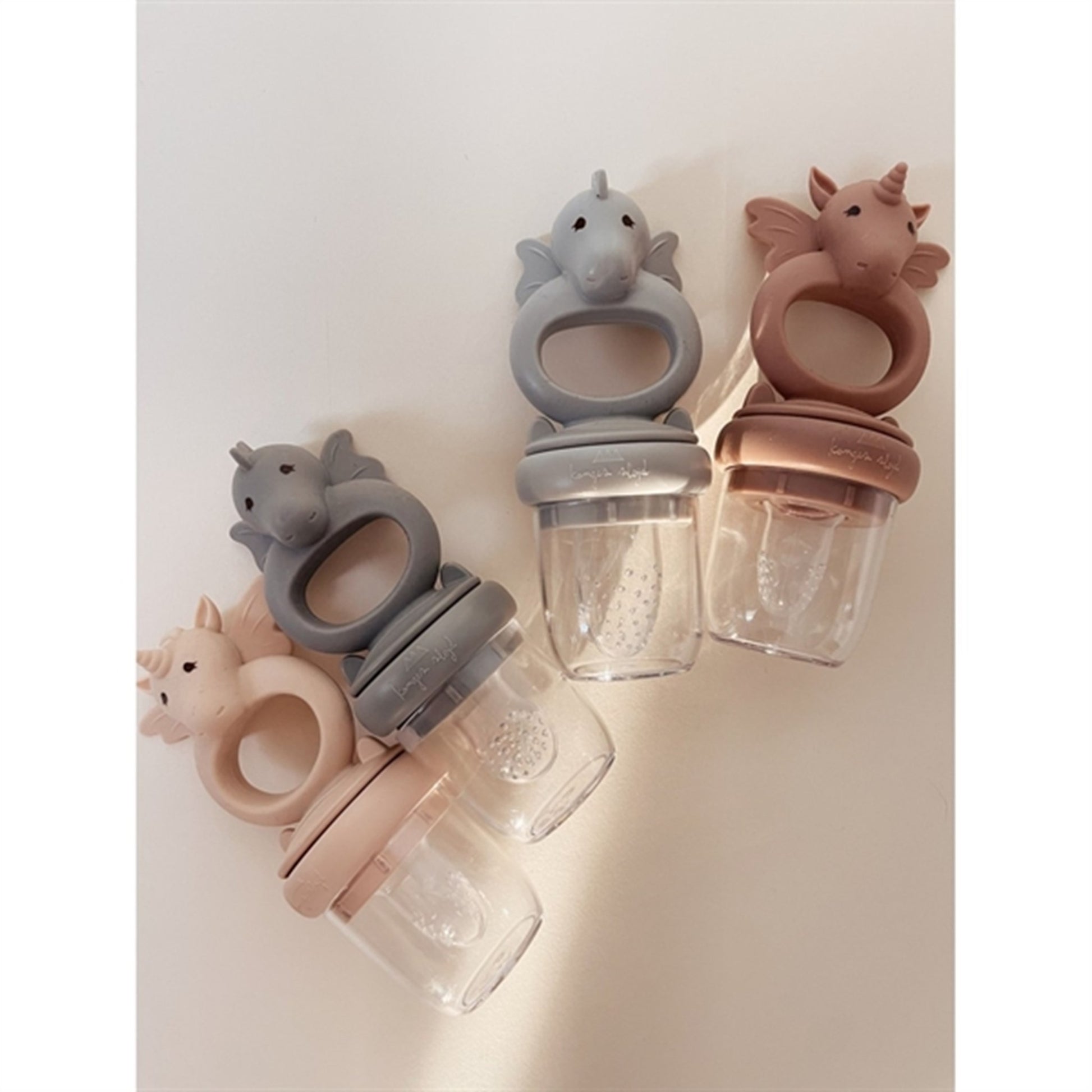 Konges Sløjd Shell/Blush Fruit Feeding Pacifier Unicorn