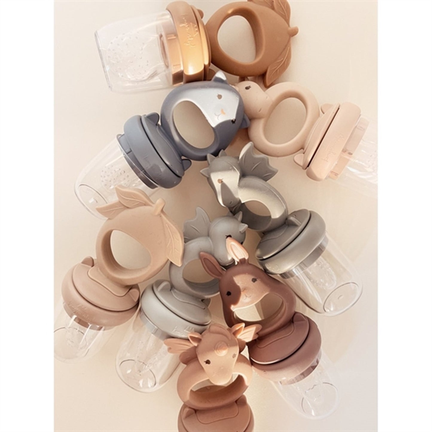 Konges Sløjd Shell/Blush Fruit Feeding Pacifier Unicorn