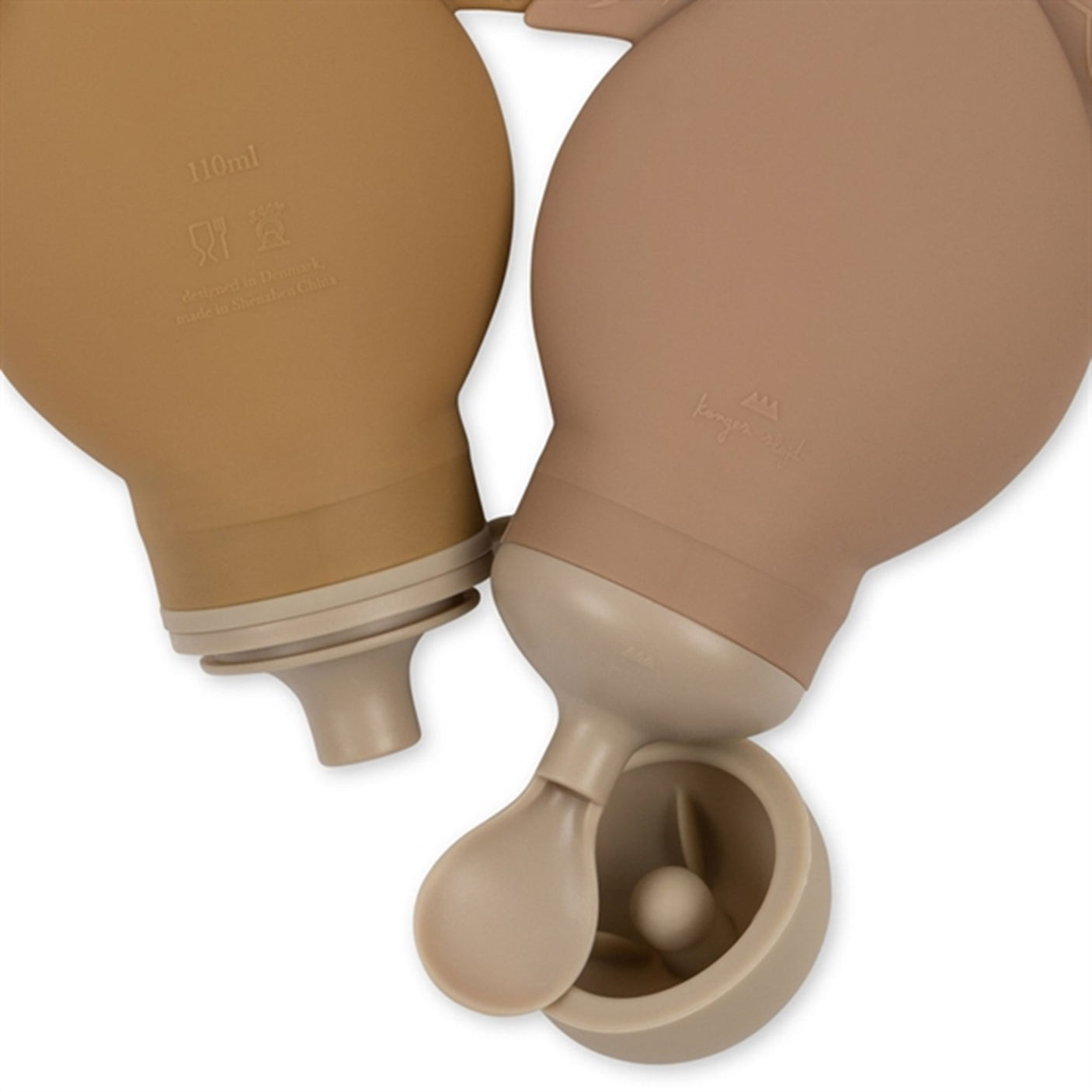 Konges Sløjd Almond/Blush 2-pack Silicone Smoothie Bag