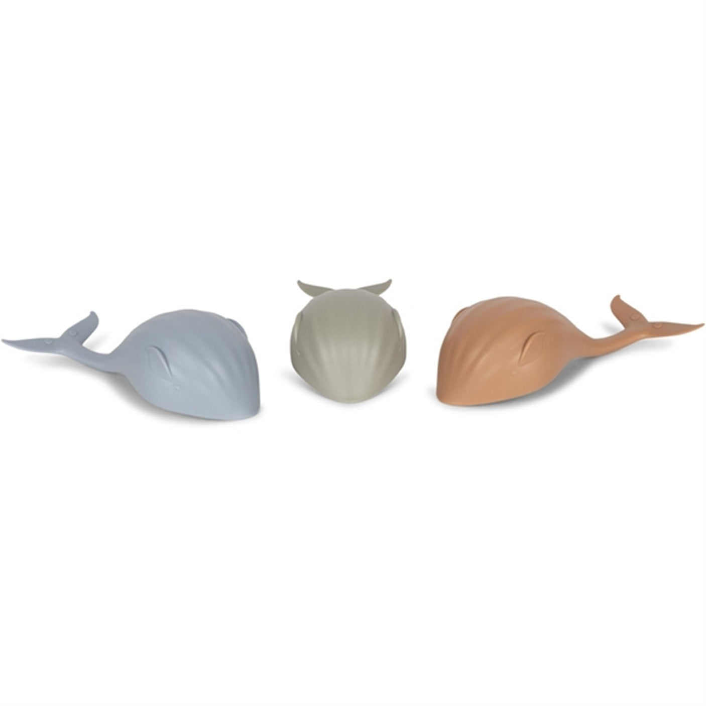 Konges Sløjd Quarry Blue Mix 3-Pack Bath Toy Whale