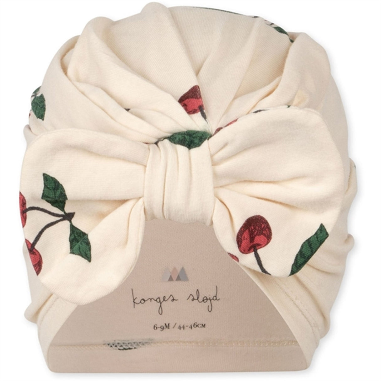 Konges Sløjd Ma Grande Cerise/Nouvelle Peach Basic 2-Pack Turban