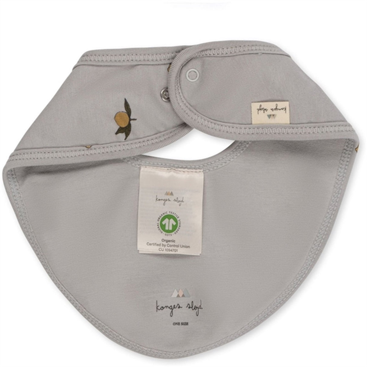 Konges Sløjd Lemon Harbor/Brindle Basic 2-Pack Bib