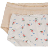 Konges Sløjd Brise Dé Été White/Nouvelle Peach Basic 2-Pack Underpants