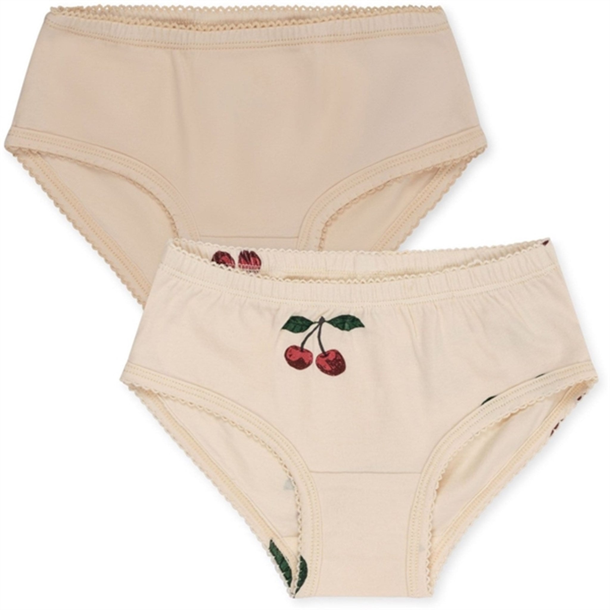 Konges Sløjd Ma Grande Cerise/Nouvelle Peach Basic 2-Pack Underpants