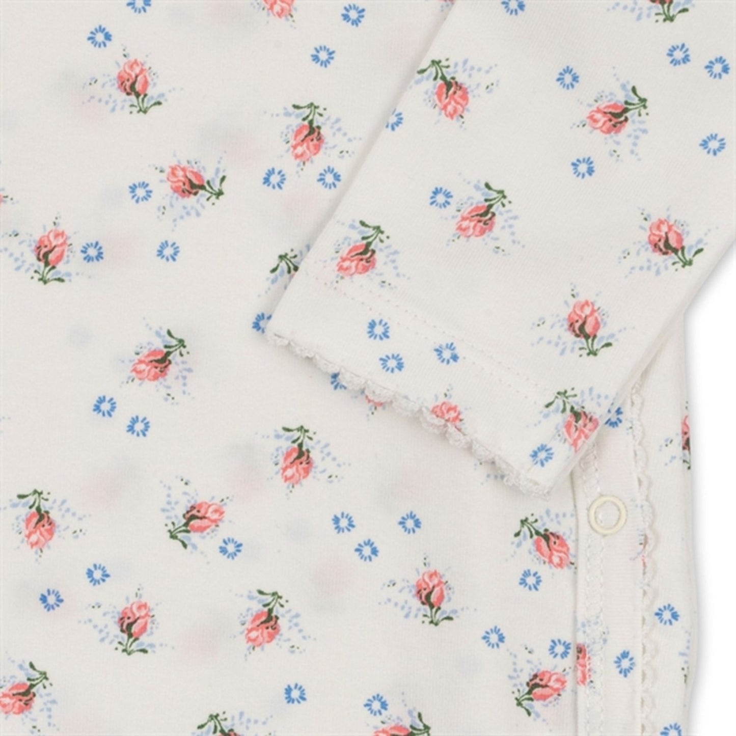 Konges Sløjd Brise Dé Été White Basic Newborn Onesie