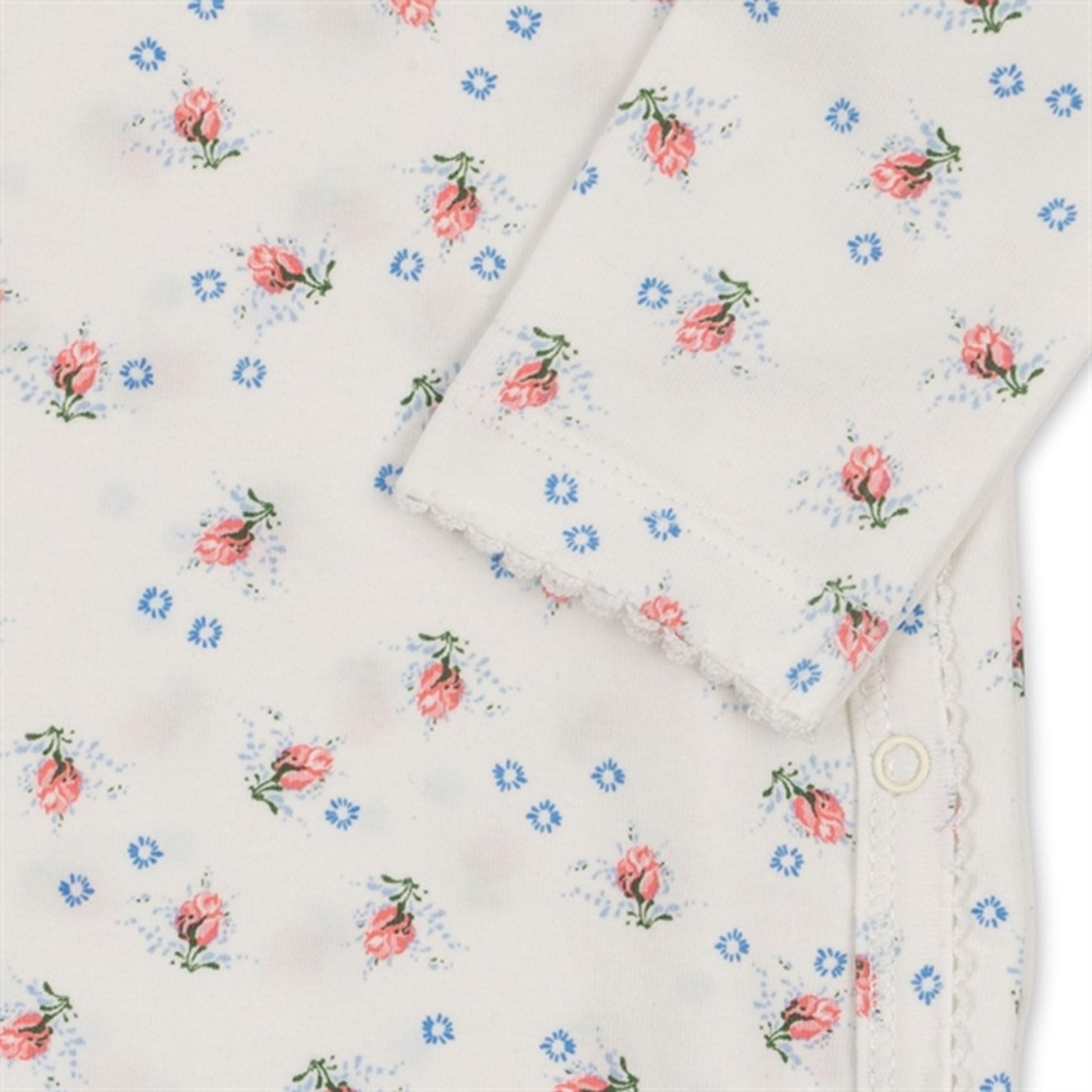 Konges Sløjd Brise Dé Été White Basic Newborn Onesie