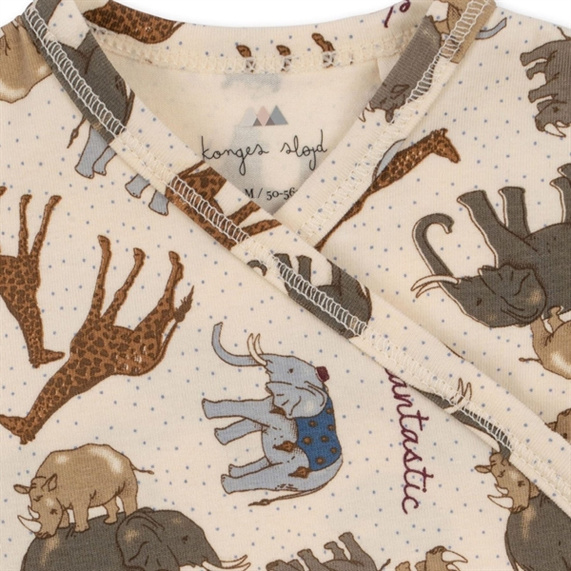 Konges Sløjd Elephantastic Basic Newborn Onesie