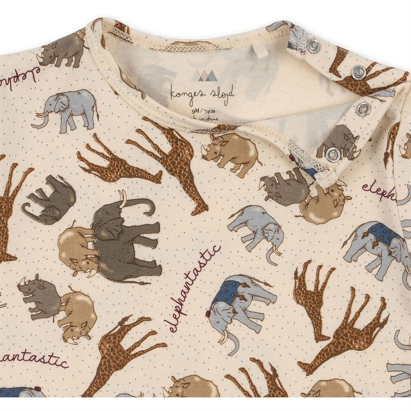 Konges Sløjd Elephantastic Basic Onesie