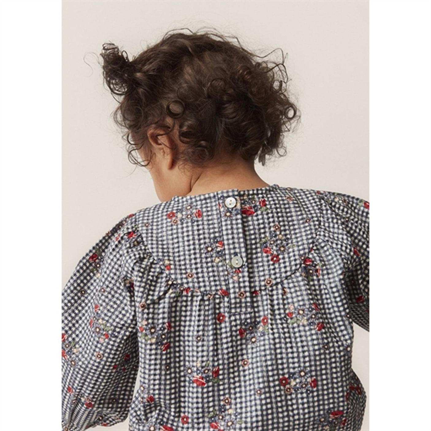 Konges Sløjd Blossom Check Bibi Romper