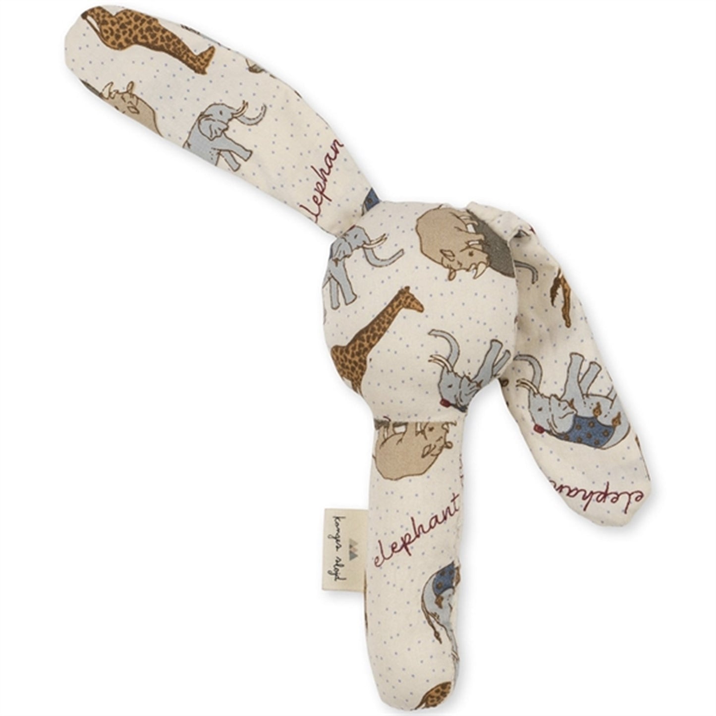Konges Sløjd Elephantastic Bunny Hand Rattle