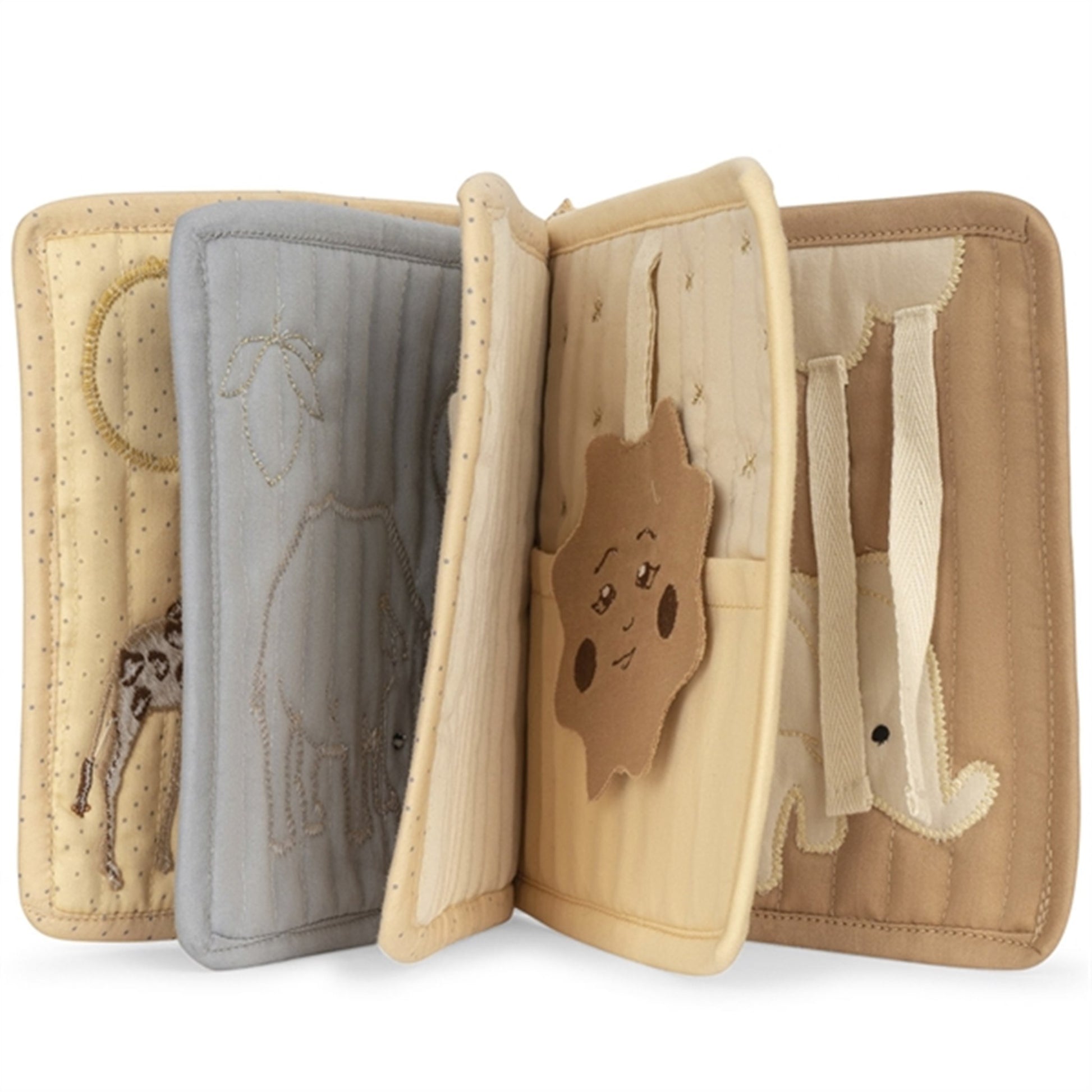 Konges Sløjd Brazilian Sand Fabric Book Zoo