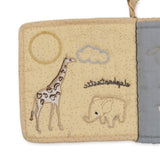 Konges Sløjd Brazilian Sand Fabric Book Zoo
